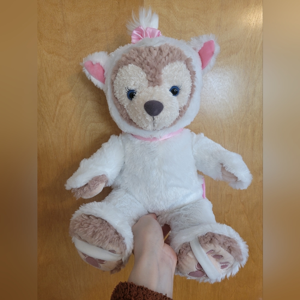 DISNEY Shellie May the Disney Bear Plush 17" with Aristocrats Marie costume